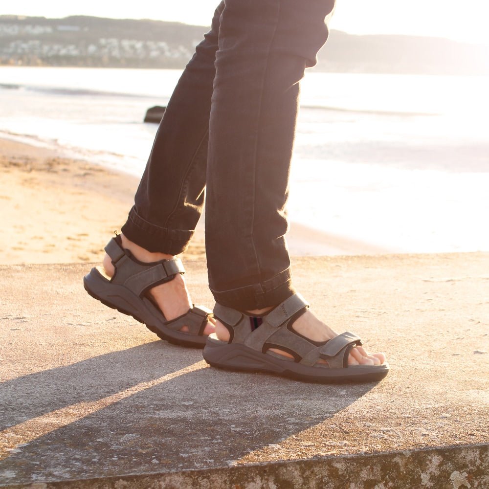 Minfot Sandal Herr Karlshamn Grå