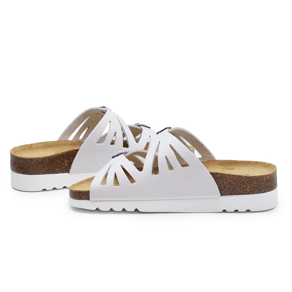 Scholl Sandaler Bioprint Ystad Dam Off-white