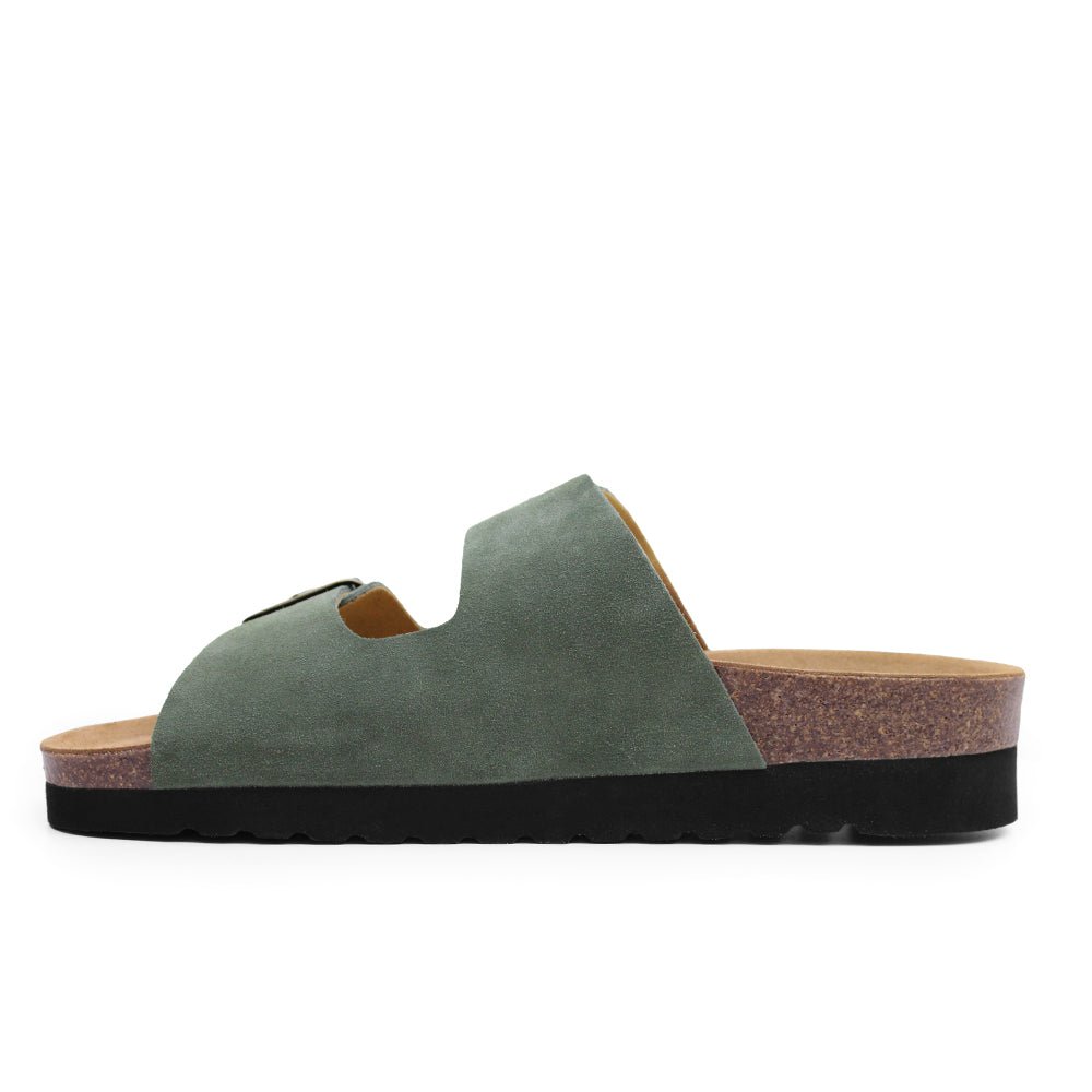 Minfot Moa Sandaler Dam Bio Mocka Grön