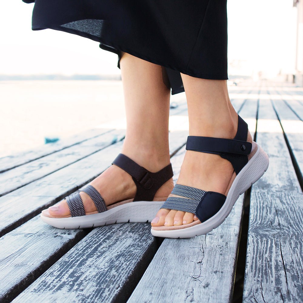 Minfot Cloudlite Eve Sandaler Dam Svart