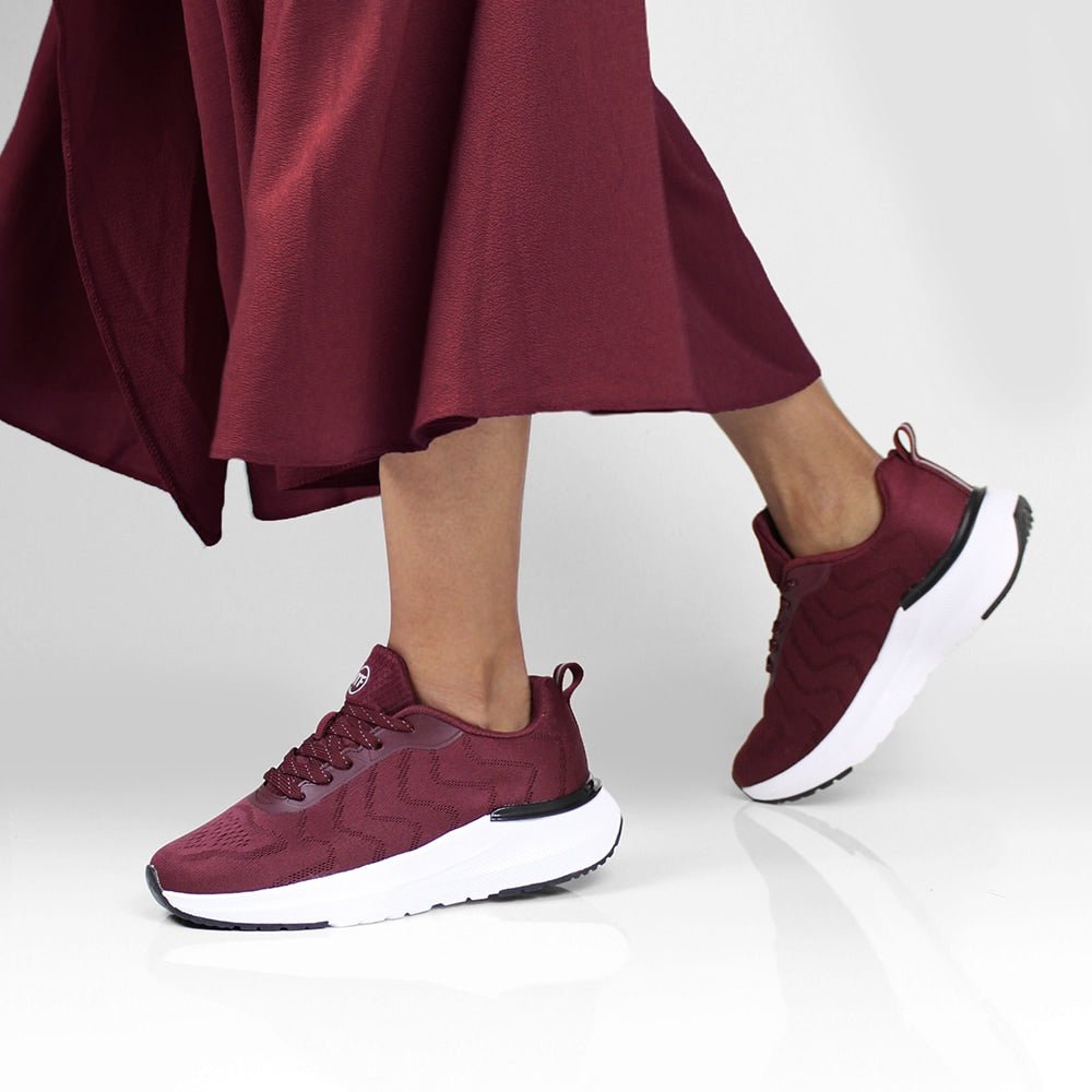 Minfot Sneaker Move Dam Mesh Bordeaux