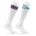 Minfot Sport Kompressionsstrumpor Lyocell Power Vit 2-pack