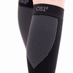 OS1st CS6 Calf Sleeves Kompressiosäärystimet Musta 1 pari