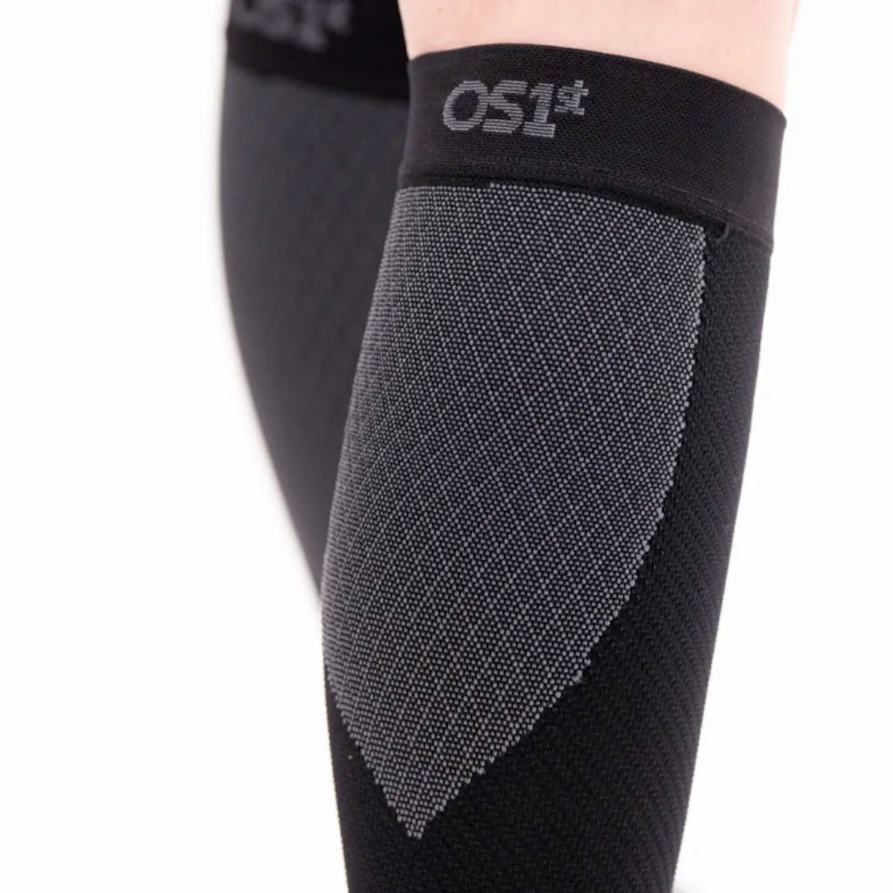 OS1st CS6 Calf Sleeves Kompressiosäärystimet Musta 1 pari