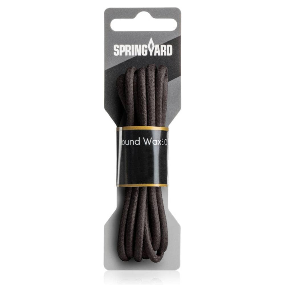 Springyard Skosnören Round Wax Dark Brown