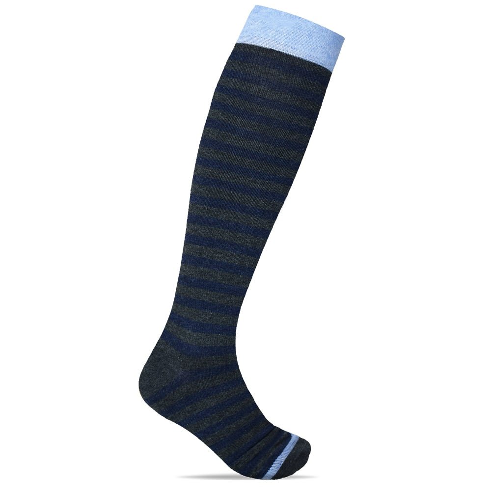 Minfot Stödstrumpor Bomull Eco Line Grey 1-pack