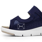Minfot Sandaali Komfort Bea Stretch Nubukki Navy