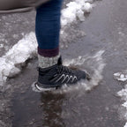 Minfot Stride Mid Kengät Unisex Vedenpitävä TEX Musta
