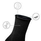 strumpor-till-kansliga-fotter-Minfot-Sensitive-Bambu-5-pack-svart