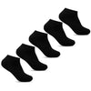 Minfot Bomullsstrumpor Sneaker Sensitive Svart 5-pack