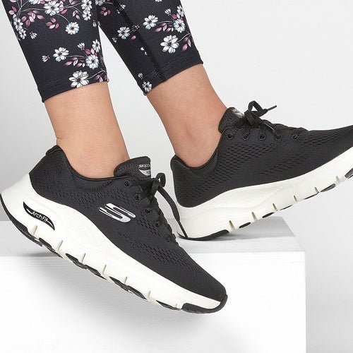 Skechers Womens Arch Fit Big Appeal Black White