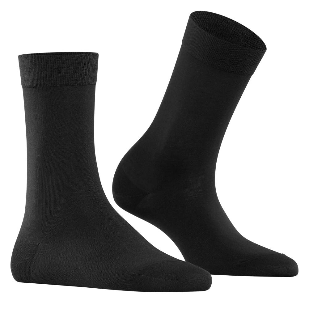 Falke Cotton Touch Strumpor Dam Svart 1 -pack