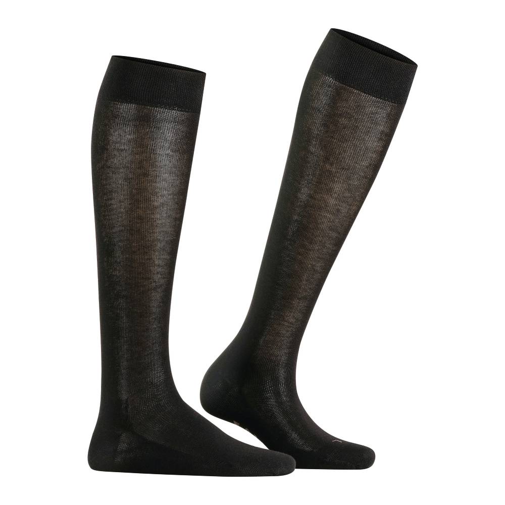 Falke Sensitive London Knästrumpor Dam Bomull Svart 1-pack