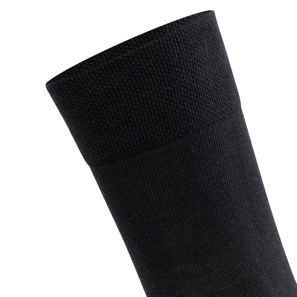 Falke Sensitive London Strumpor Bomull Dam Svart 1-pack