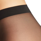 Falke Pure Matt Nylonstrumpbyxor Dam 20 den Tights Svart 1-pack