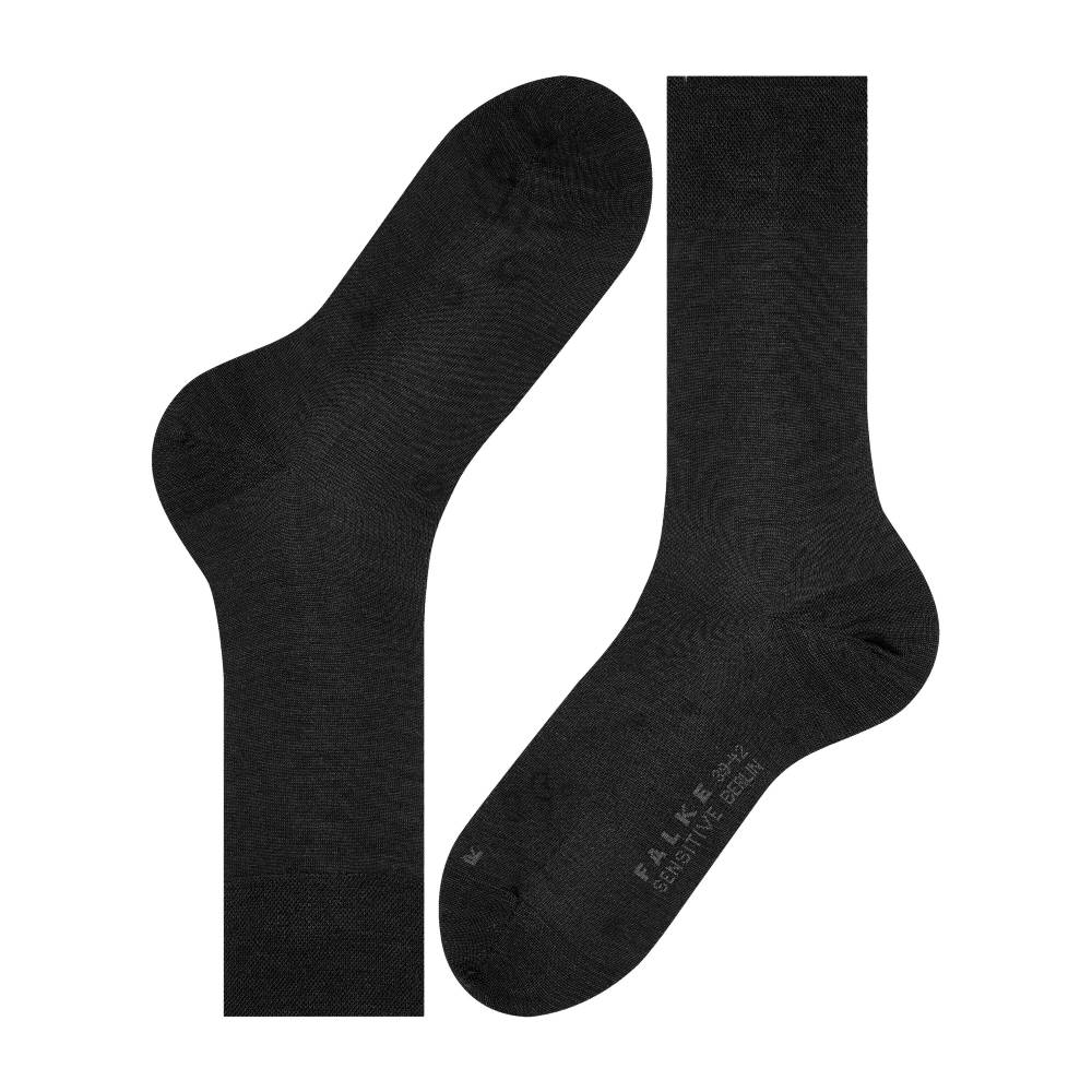 Falke Sensitive Berlin Strumpor Herr Svart 1-pack
