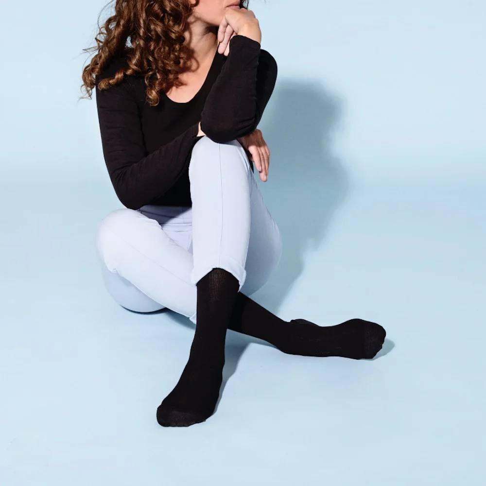 SupCare Stödstrumpor Bambu Svart