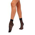 Giulia Easy Nylonstrumpor Ankel 40 den Svart 2-pack