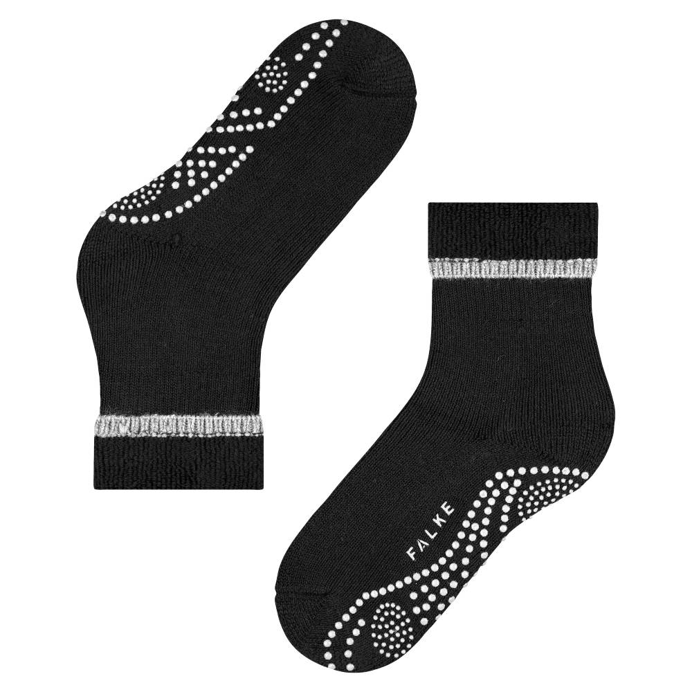 Falke Cuddle Pads Strumpor Dam Non-slip Svart