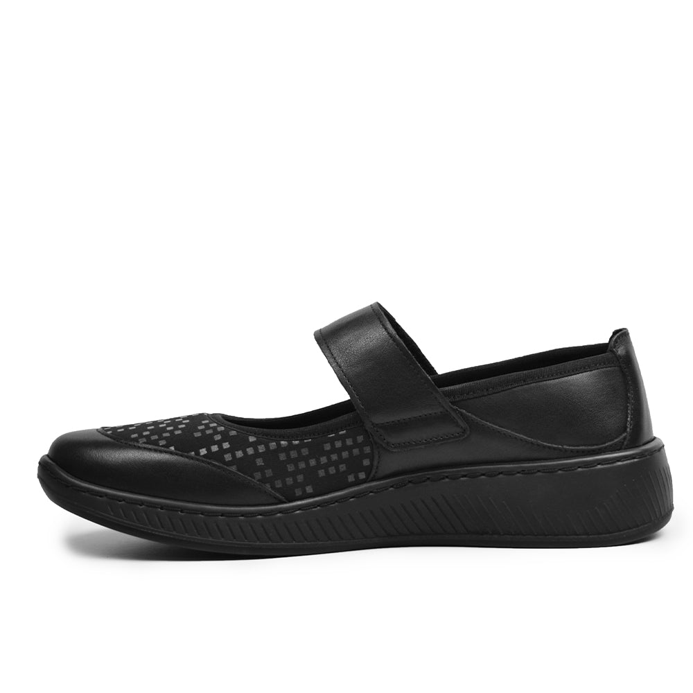 Minfot Ebba Ballerinasko Stretch Svart