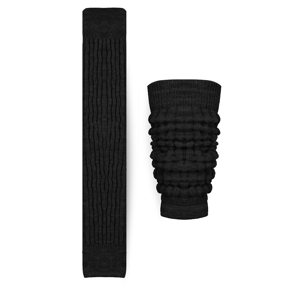 Minfot Benvärmare Ullmix Svart 1-pack