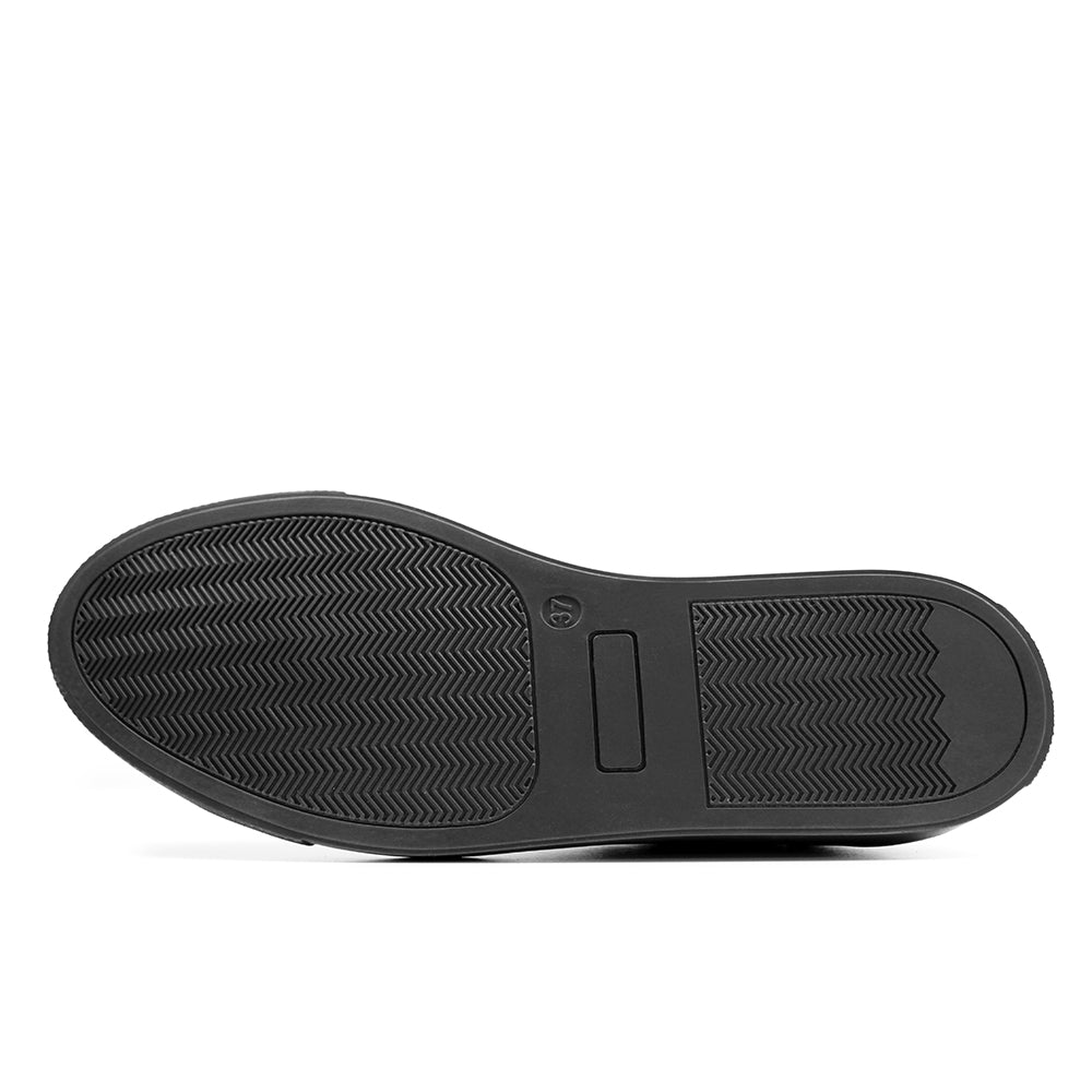 Minfot Comfort Sneakers Dam Skinn Leopard Svart