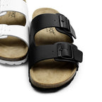 Minfot Softstep Sandaler Dam Biosandal 2-remmar Svart