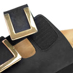 Scholl Monterey Sandaler Dam Svart Guld
