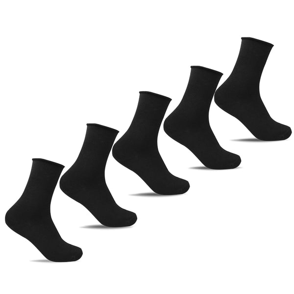 svarta-diabetesstrumpor-Minfot-Sensitive-Bambu-Strumpor-5-pack