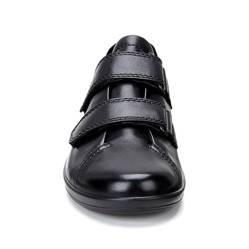 ECCO Soft 2.0 Skor Dam Black Feather with Black Sole