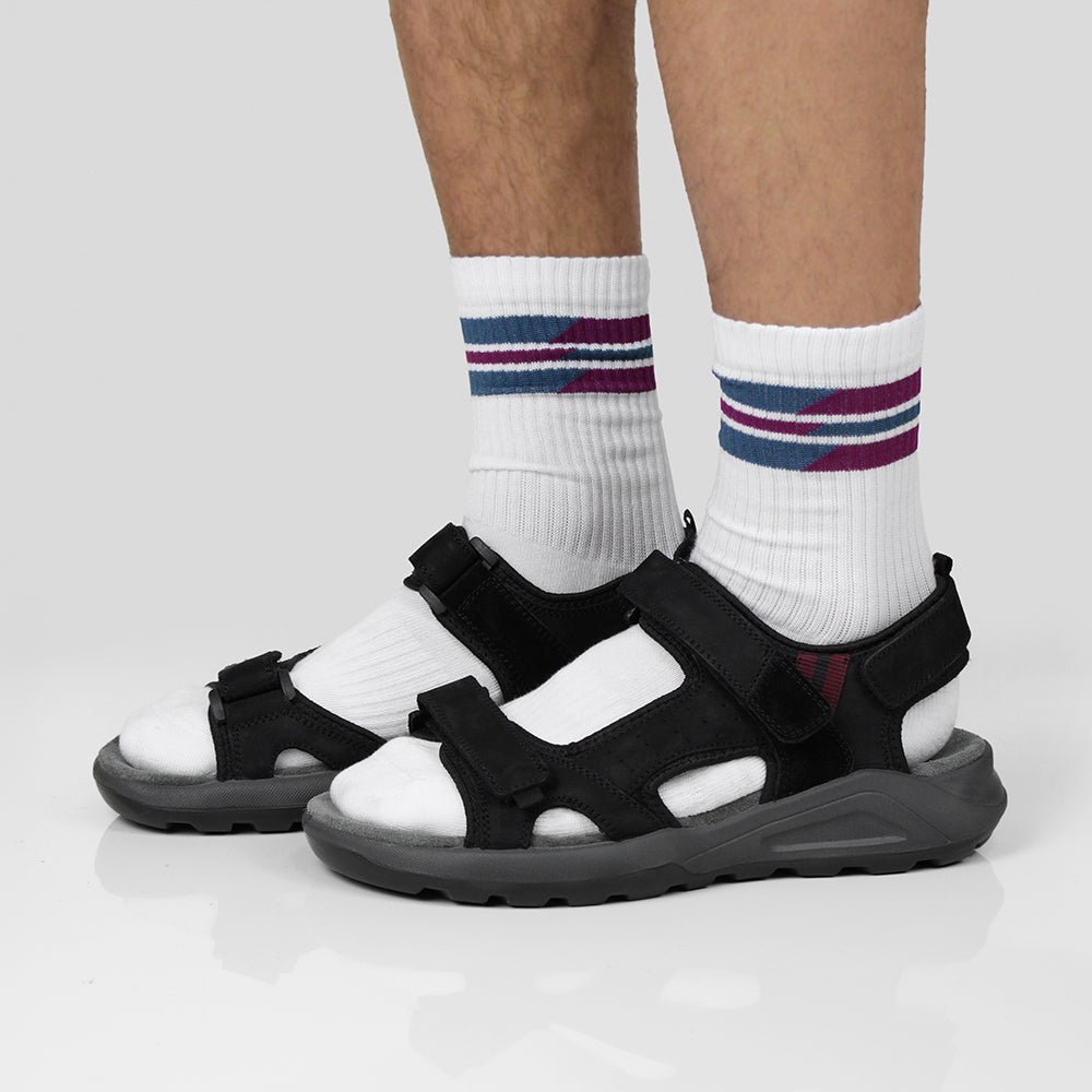 Minfot Karlshamn Sandaler Herr Svart