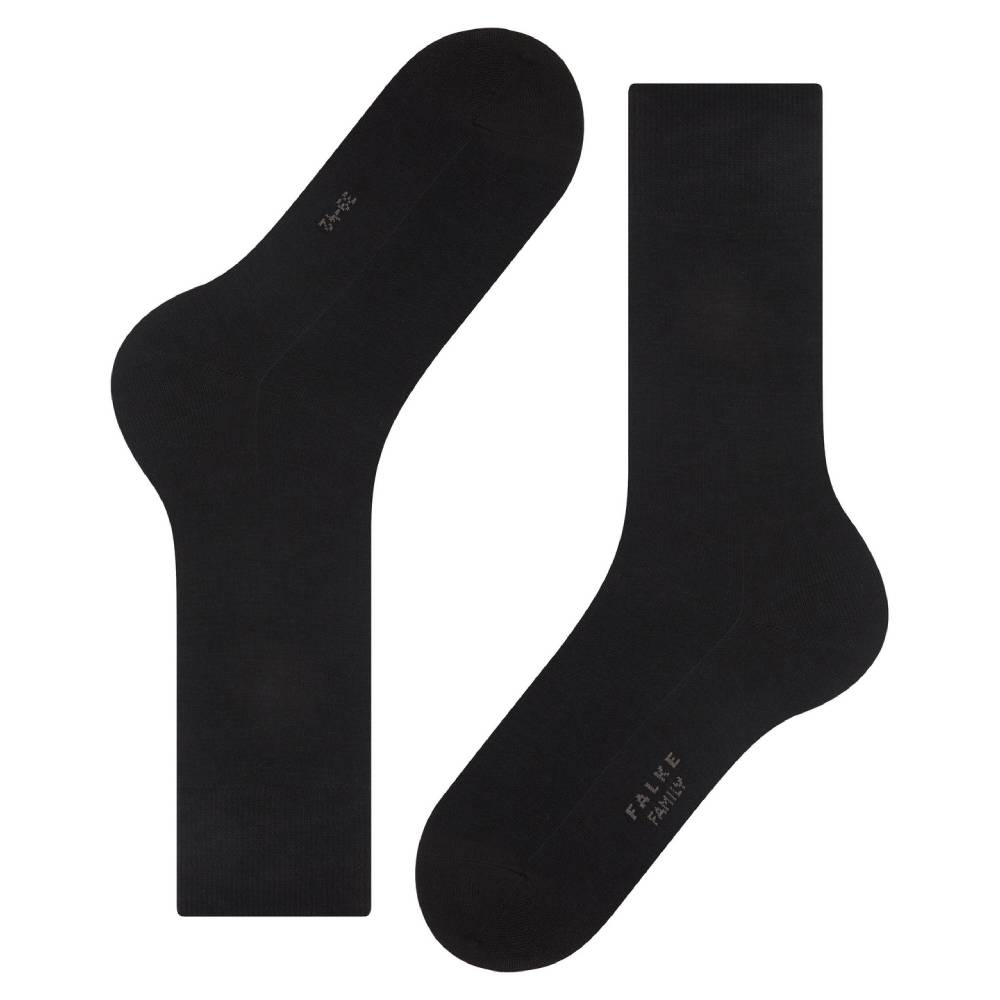 Falke Family Strumpor Bomull Herr Svart 1-pack