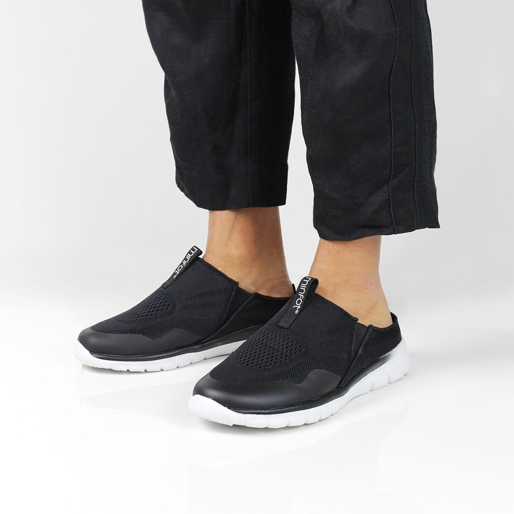 Minfot Easy Step-In Tofflor Svart