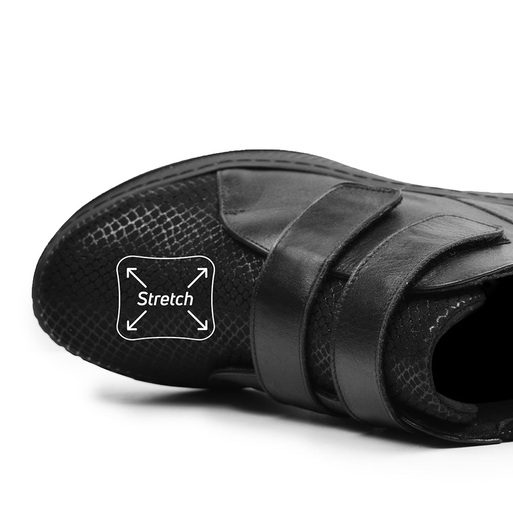 Minfot Hedda Specialsko Stretch Känga Svart Onyx