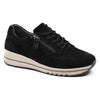 Minfot Cloe Sneaker Dam Dragkedja Mocka Svart