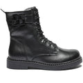 New Feet Annie Boots Snörning Dragkedja Svart