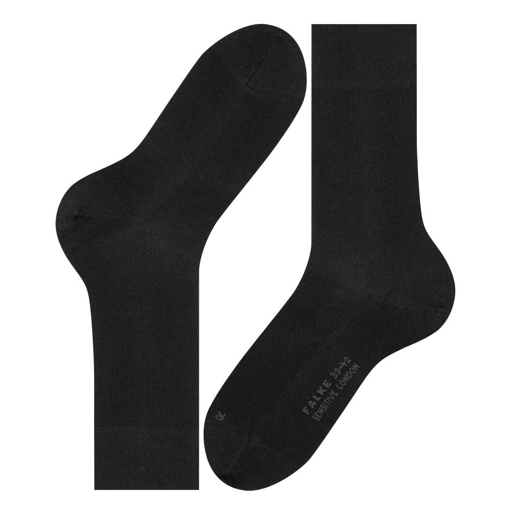 Falke Sensitive London Strumpor Herr Svart 1-pack