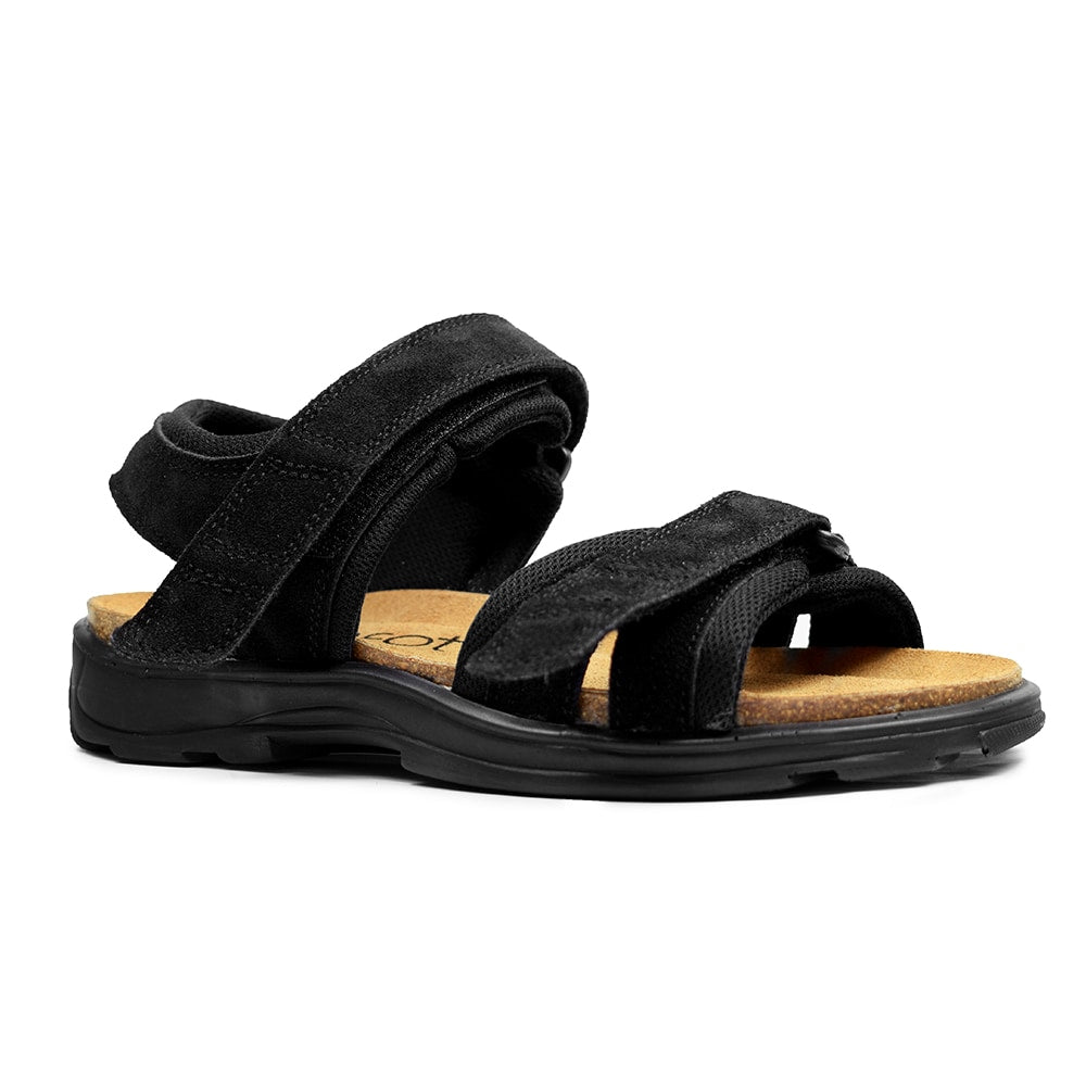 Minfot Sandaler Flex Svart Mocka