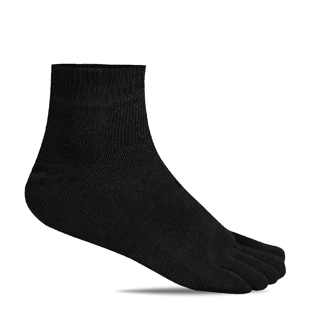 Minfot Tåstrumpor Merinoull Svart 1-pack