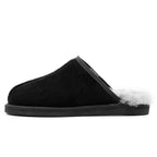 Minfot Lampaannahkatossut Slip on Orust pohjalla Musta