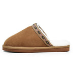Minfot Lampaannahkatossut Slip on Myre pohjalla Chestnut