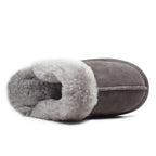 Minfot Lampaannahkatossut Slip on Duved pohjalla Stone