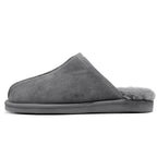 Minfot Lampaannahkatossut Slip on Orust pohjalla Harmaa