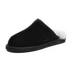 Minfot Lampaannahkatossut Slip on Orust pohjalla Musta