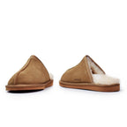 Minfot Lampaannahkatossut Slip on Orust pohjalla Chestnut