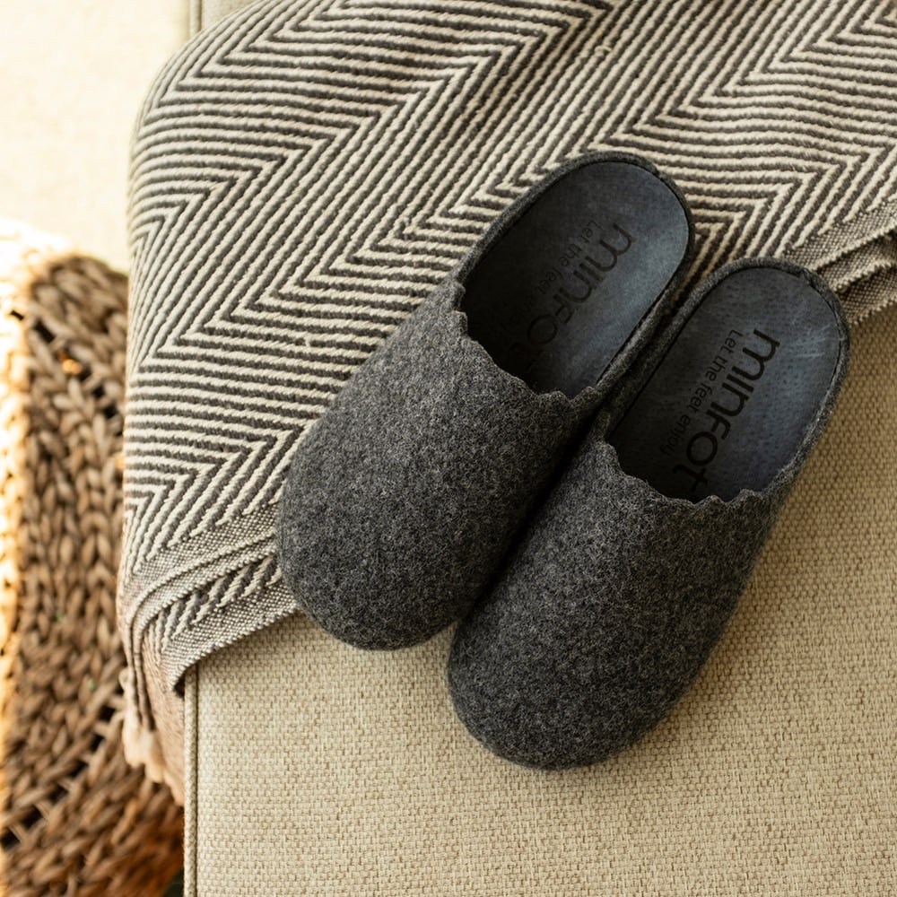 Minfot Tofflor Relax Dam Grafit