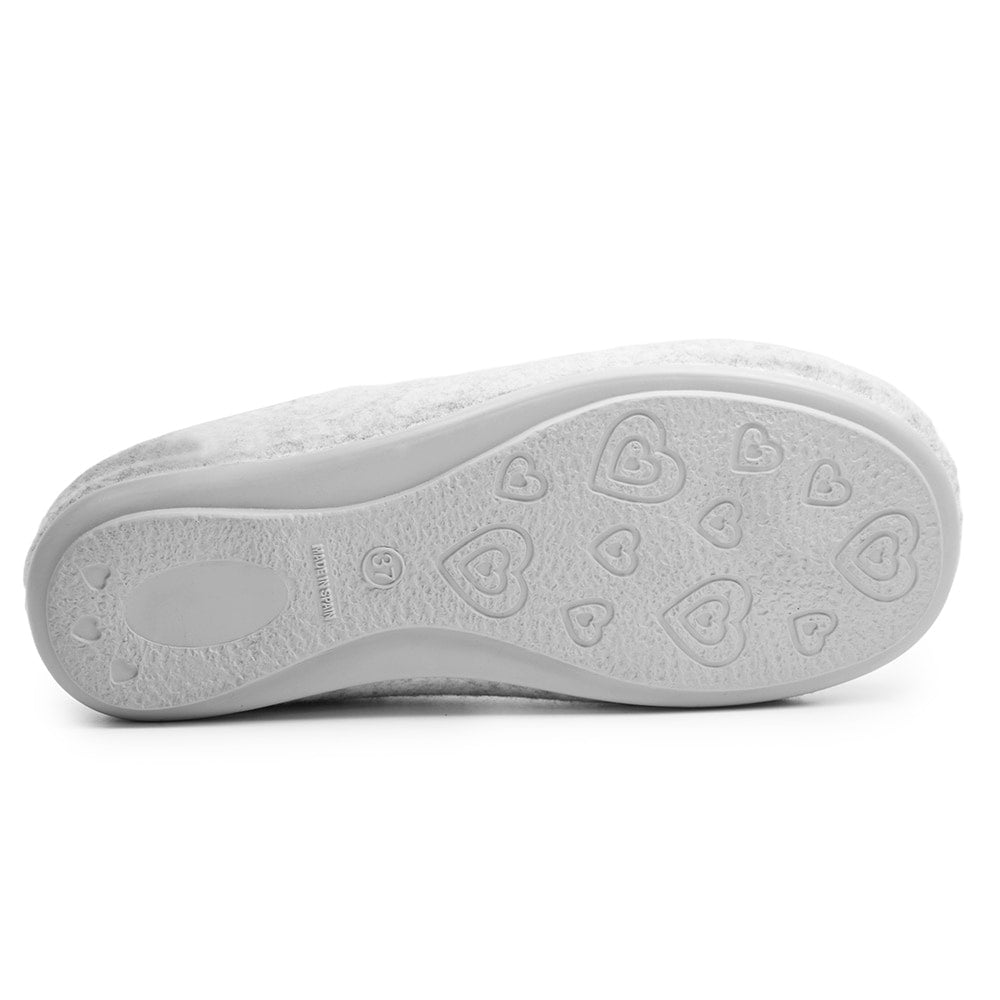 Minfot Tofflor Relax Dam Ljusgrå