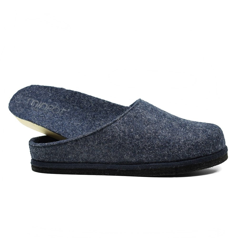 Minfot Tofflor Slip-on Viken Ull Navy
