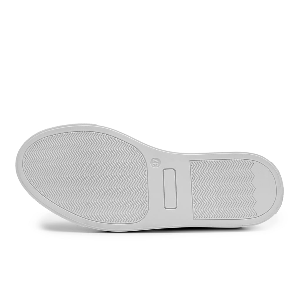 Minfot Comfort Sneakers Dam Skinn Vit