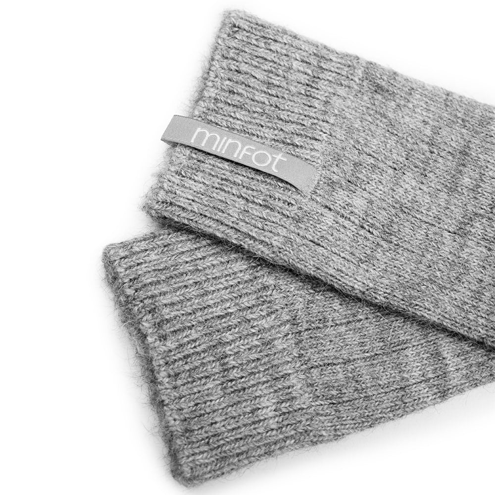 Minfot Raggsockor Alpacka Grå 1-pack